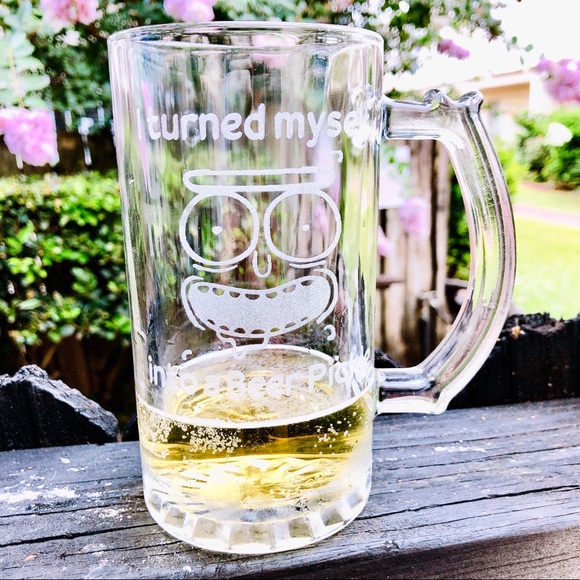 Rick and morty pickle rick beer glass cup beer mug - Picture 3 of 9